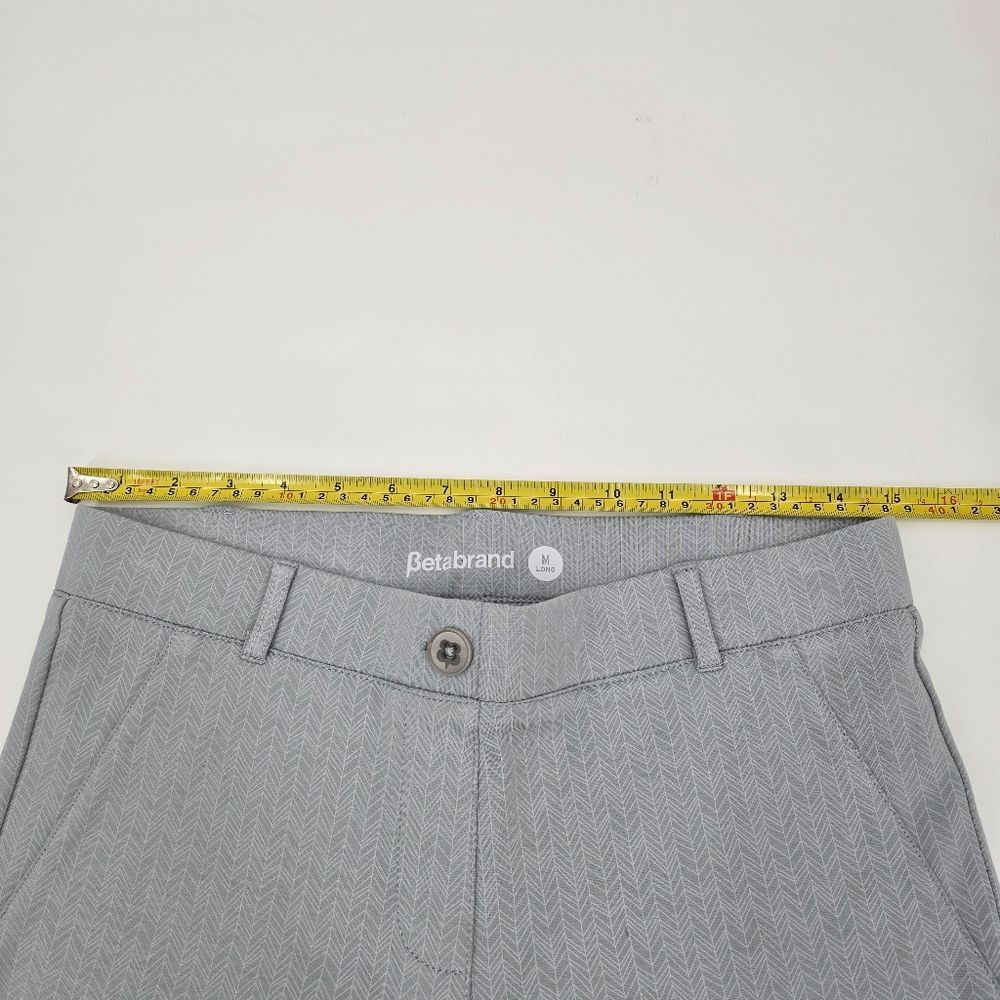 Betabrand Gray Straight-Leg Pants Size M Long - Picture 5 of 6